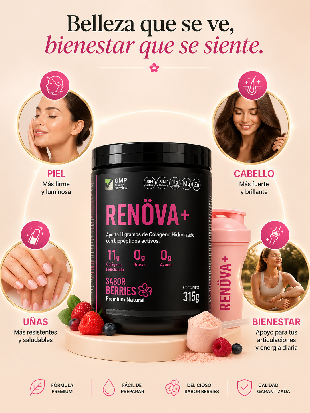 RENŌVA+ Colágeno Hidrolizado Premium